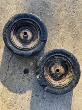 PAIR Belle Wheel 100XT 150XT Premier Mixer GENUINE  With 4" Tyres 909/99845