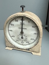 Smiths Timer Seconds English Clock Systems 1960's Vintage Chess Game Timer 