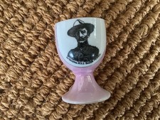 Antique pink lustre Baden Powell egg cup scouting