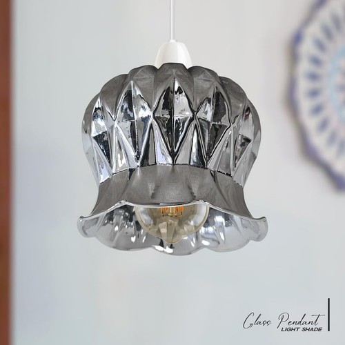 Vintage ceiling amber glass - vintage,