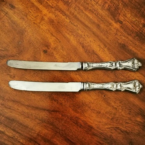 Pair antique sterling - antique, silver