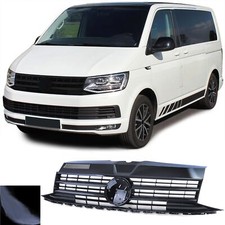 Grille Gloss Black For Emblem For VW T6 Bus Transporter 15-19