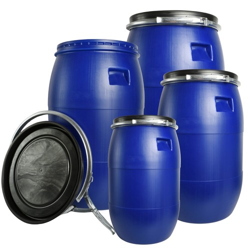 Plastic storage barrel drum - storage,