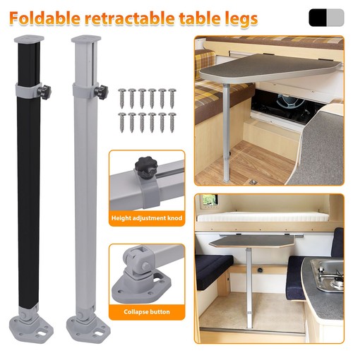 Aluminium folding table leg - aluminium,