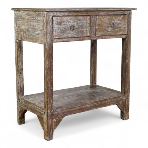 Vintage wooden table kitchen - table,