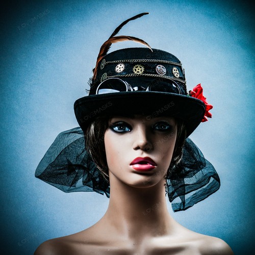 Women steampunk costume party - steampunk,