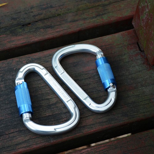 2pcs auto locking - auto-locking, carabiners
