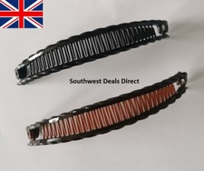 Large Banana Hair Clip Tort Twisted Long Women Fish Clip Comb Grip UK Seller