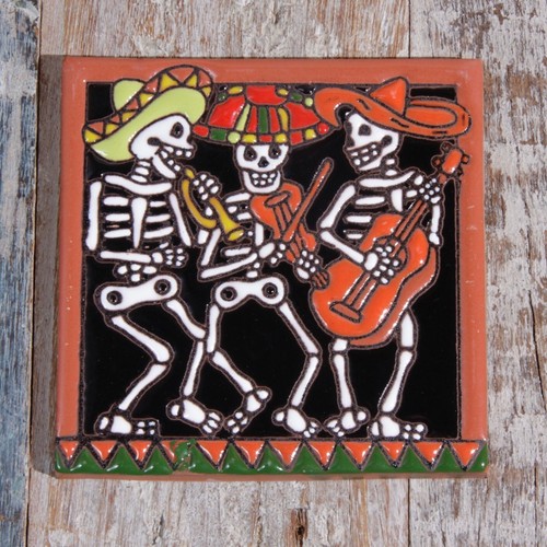 Mexican relief tile 5x10 - mexican,