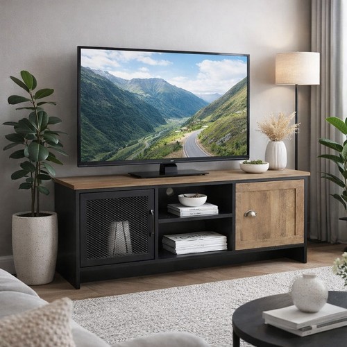 Stand cabinet black wooden - cabinet,