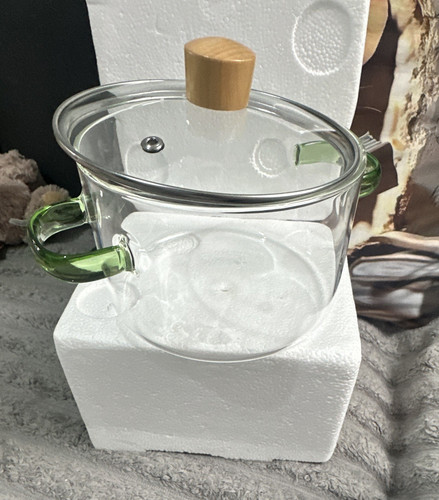 Borosilicate glass saucepan - ,
