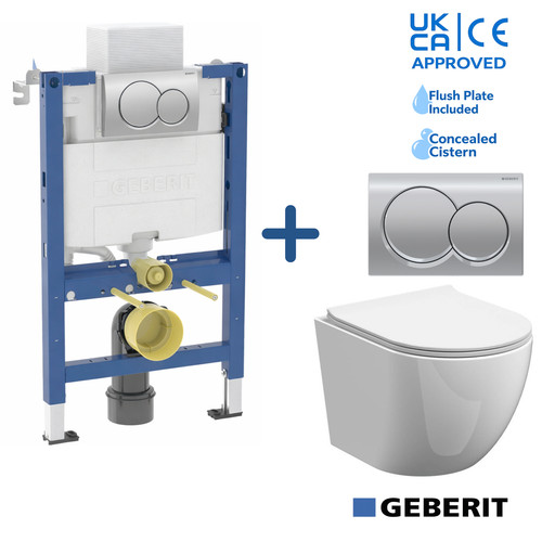 Wall hung toilet geberit pan - toilet,