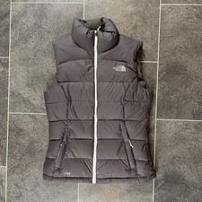 The North Face Women’s Gilet Body Warmer Jacket 700 Grey Nuptse - size XS