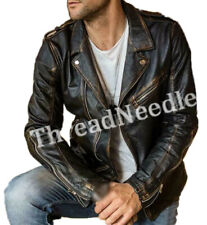 New Men's Distressed Black