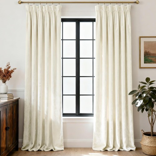 Beige white velvet pleated - white,