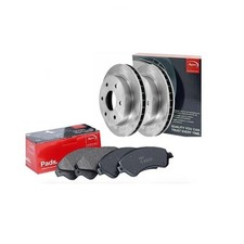 APEC Front Brake Disc and Pad Set for Ford Escort RS1600i 1.6 May 1982-May 1985