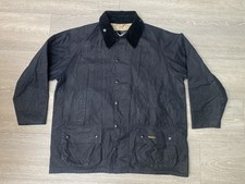 VERY GOOD CONDITION - MENS BLACK BARBOUR BEAUFORT WAX JACKET, SIZE XL