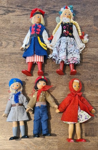 Vintage wooden polish folk - 5,