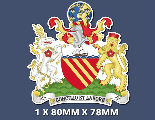 Sticker manchester coat - sticker,