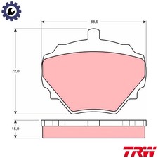 BRAKE PAD SET DISC BRAKE
