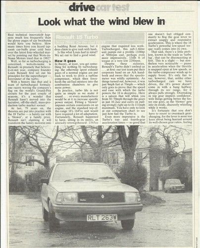 Renault turbo original 1982 - turbo,