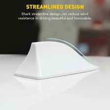 White Shark Fin Roof Antenna