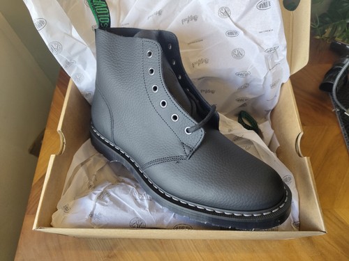 Solovair black greasy grain - greasy, 6