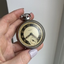 Vintage ingersoll steel pocket - vintage,