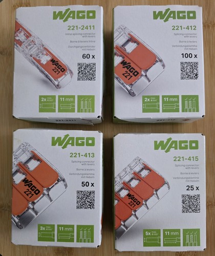 Wago 221 series wire cable - series,