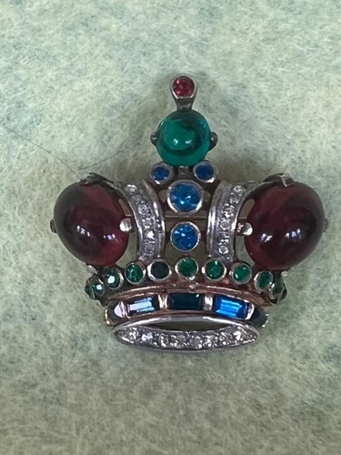 Vintage crown trifari sterling - vintage,