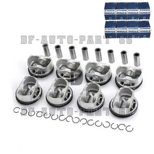MAHLE 8x Pistons Rings Set Φ87+0.5mm For BMW 740i E60 E61 E65 E66 N62B40 4.0L V8