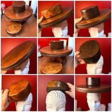 boater Hat Block three piece