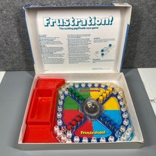 Vintage Frustration Board Game 1986 Pop O Matic MB Games Complete Good for Age
