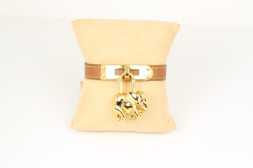 Hermès leather bracelet with - hermès,