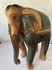 Wooden Elephant Hand Carved &