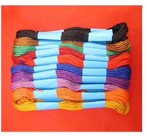 Assorted embroidery thread - assorted,