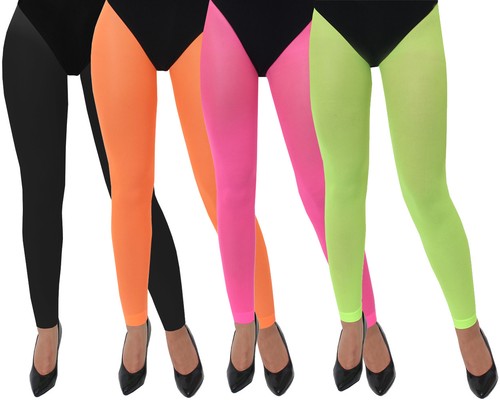 80s footless tights ladies - 80s,