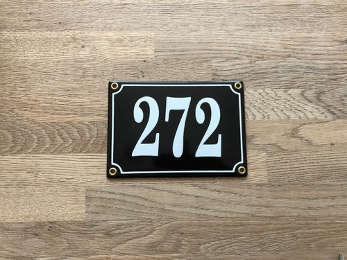 French black enamel metal - xl,
