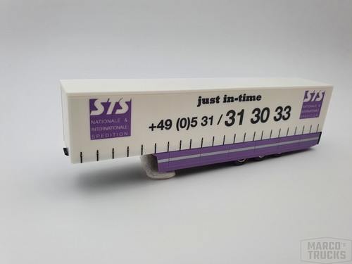 Herpa curtainsider trailer - herpa,