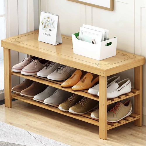 Tier wooden shoe - wooden, bench