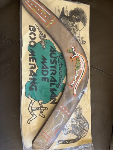 Australian made boomerrang - made,