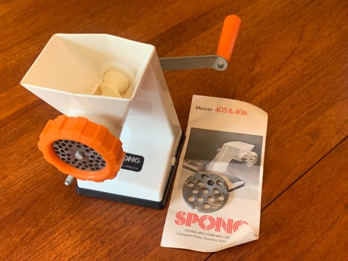 Spong vintage 1970s mincer - 1970s,