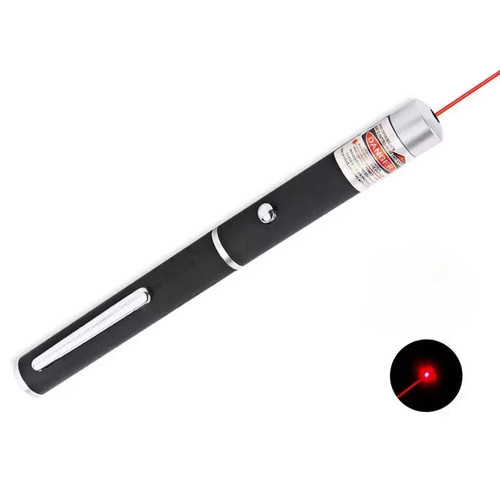 Red laser pen - red, cat