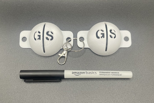 Personalised golf ball - 2, x
