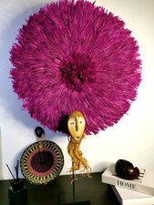 Décoration Murale-Juju Hat Authentique du Cameroun -Déco ethnique-  D80CM