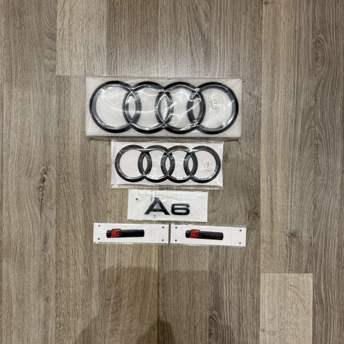 Audi gloss black badge - gloss,