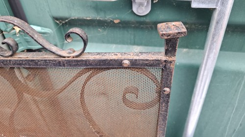 Hand forged fire - forged, gaurd