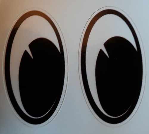 Eyes sticker lambretta vespa - eyes,