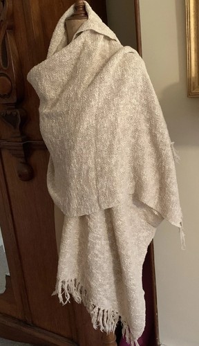 Woven killarney wrap - wrap, shawl