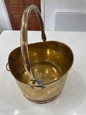 Traditional Brass Coal Scuttle